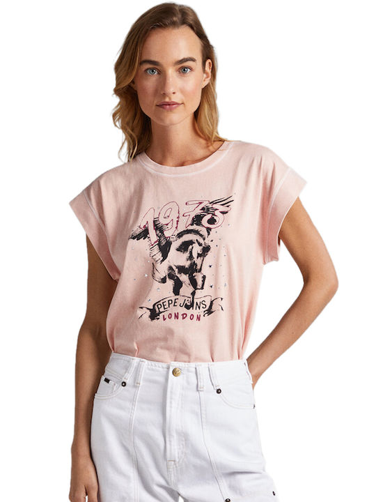 Pepe Jeans Damen T-shirt Rosa