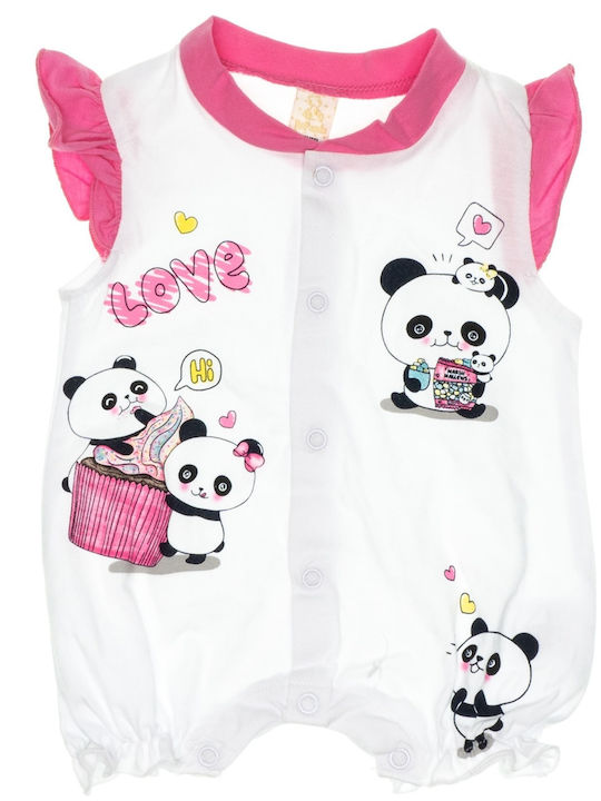 RePanda Baby-Strampler Weiß