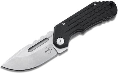 Boker Plus Dvalin Drop Knife with Blade made of Steel in Sheath