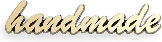 Handibrand Label for Knitted Bag Gold