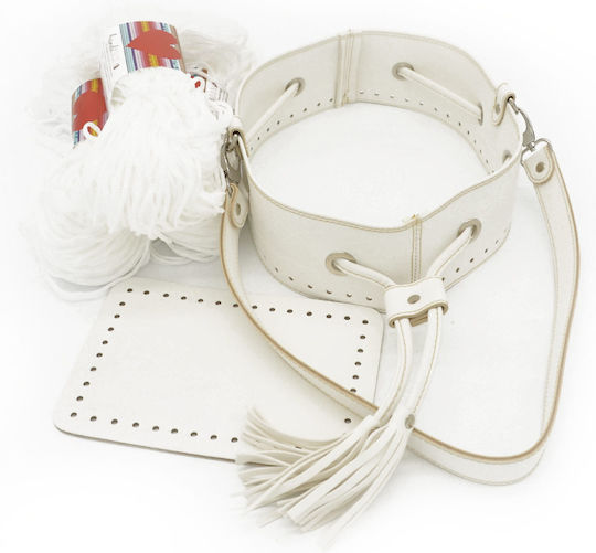 Handibrand Bottom for Knitted Bag White