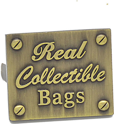 Handibrand Label for Knitted Bag Bronze