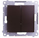 Kontakt-Simon Switch Frame in Bronze Color WMDL-050X2X-046