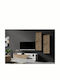 Σύνθετο Σαλονιού Talina Λευκό / Kingstone Oak Μ270xΒ48xΥ175εκ.