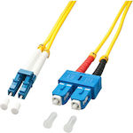 Lindy Fiber Optic Cable 5m Yellow 1pcs