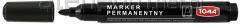 Toma Permanent Markers Black 10pcs