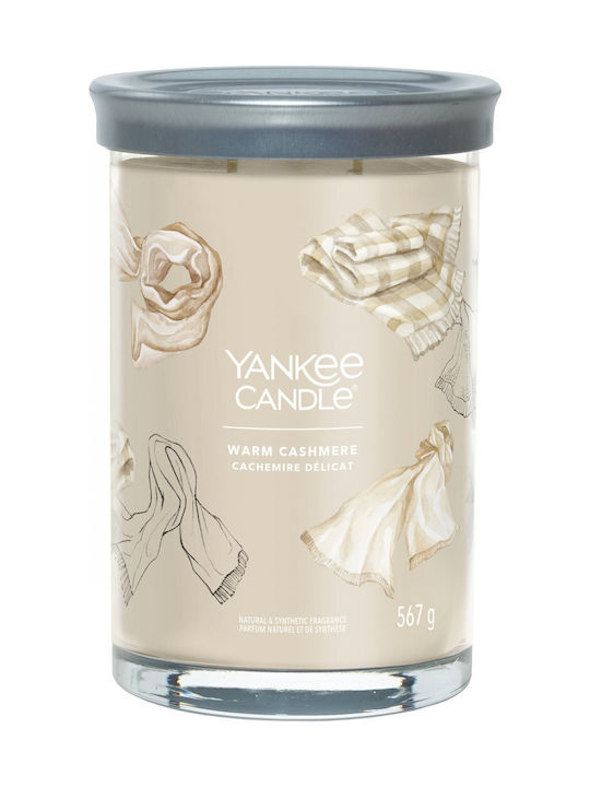 Yankee Candle Scented Candle Signature Warm Cashmere Jar 567gr 1pcs