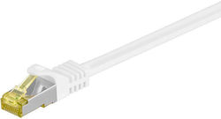 Microconnect S/FTP Cat.7 Ethernet Cable 0.25m White 7 Pieces