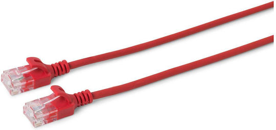 Microconnect U/UTP Cat.6a Ethernet Network Cable 1m Red