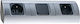 Orno Power Strip 2 Positions with Switch and Cable 0.5m