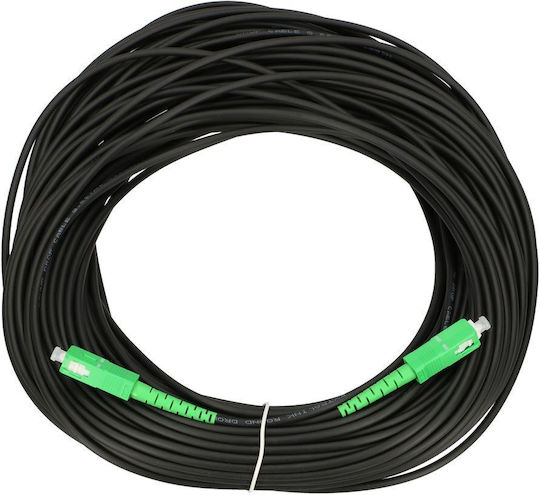 Extralink Optische Faser Ethernet-Netzwerkkabel 10m Schwarz 1Stück