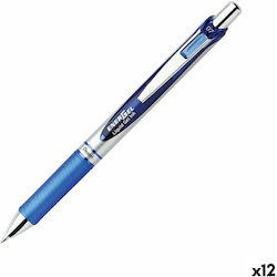 Pentel Energel Xm Stift 0.35mm mit Blau Tinte 12Stück