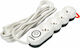 Sthor Steckdosenleiste 4 Positionen mit Kabel 5m