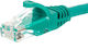 Netrack U/UTP Cat.5e (Gigabit) Мрежов Кабел Ethernet 0.25м Зелен