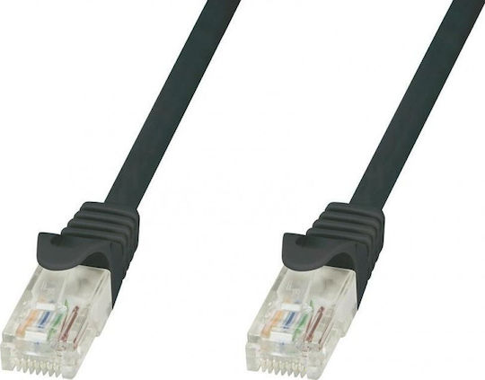 Techly U/UTP Cat.5e (Gigabit) Καλώδιο Δικτύου Ethernet 0.25m Μαύρο