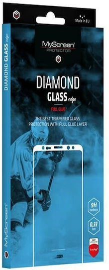 MyScreenPROTECTOR Diamond Glass Edge Vollkleber Vollflächig gehärtetes Glas Schwarz (Galaxie M23)