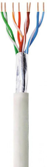 Techly F/UTP Cat.6 (Gigabit) Καλώδιο Δικτύου Ethernet χωρίς ακροδέκτες 305m Γκρι