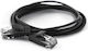 Wantec U/UTP Cat.6a Netzwerkkabel Ethernet 25m Schwarzes