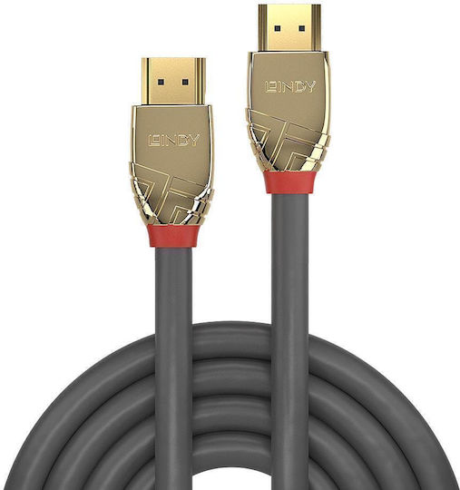 Lindy HDMI 2.1 Ultra High Speed 48Gbps 4K 120Hz HDR VRR Cable HDMI male - HDMI male 1m Μαύρο