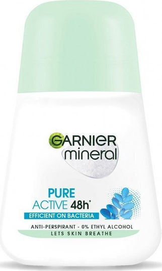 Garnier Mineral Pure Active Deodorant 48h sub formă de Roll-On 50ml