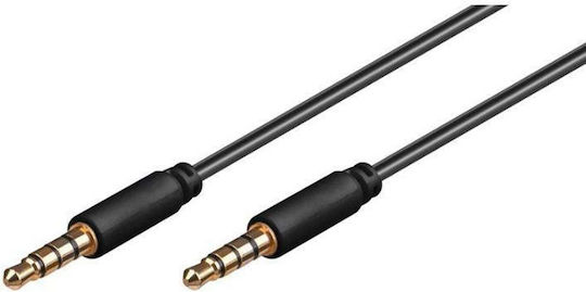 Microconnect 3.5mm Jack Cable - 3.5mm Male - 3.5mm Male Black 2m