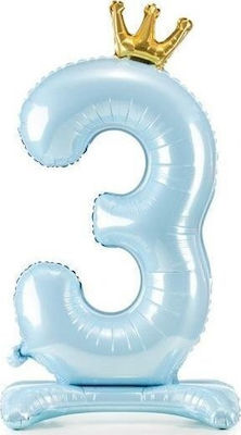 Balloon Foil Jumbo Number Blue 84cm