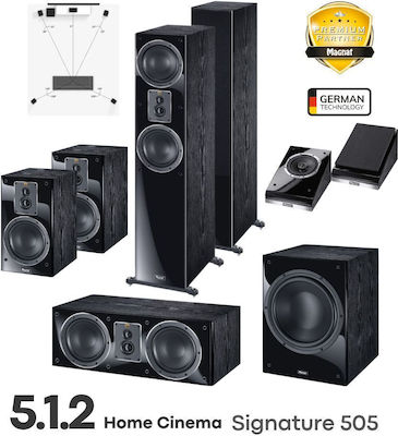 Polk Audio Heimkino-Lautsprecherset 5.1.2 Signature Schwarz