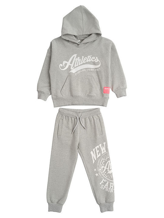 Sprint Kids Sweatpants Set Gray 2pcs