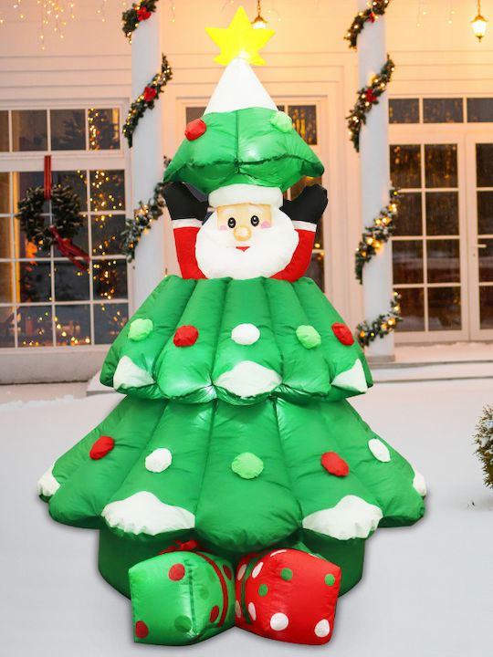 Christmas Decorative Illuminated Inflatable Plastic Tree 120cm IP44 Green
