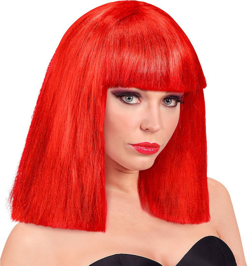 Showgirl Cleopatra Carnival Wig Straight Red