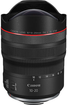 Canon Voller Rahmen Kameraobjektiv 10-20mm f/4 L IS STM Ultra-Weitwinkel-Zoom für Canon RF Mount