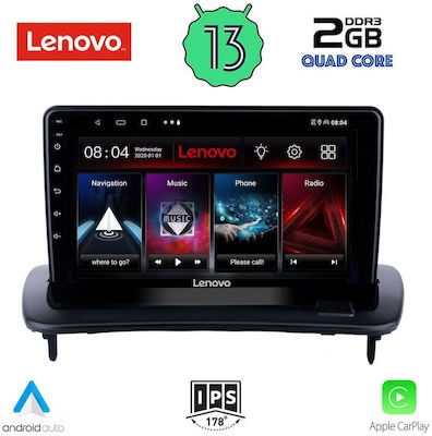 Lenovo Car-Audiosystem für Volvo C30 2005-2013 (Bluetooth/USB/WiFi/GPS/Apple-Carplay/Android-Auto) mit Touchscreen 9"