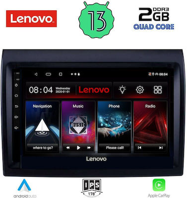 Lenovo Ηχοσύστημα Αυτοκινήτου για Fiat Ducato 2006-2011 (Bluetooth/USB/WiFi/GPS/Apple-Carplay/Android-Auto) με Οθόνη Αφής 9"
