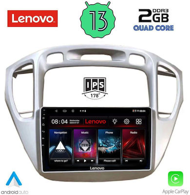 Lenovo Ηχοσύστημα Αυτοκινήτου για Toyota Highlander 2002-2009 (Bluetooth/USB/WiFi/GPS/Apple-Carplay/Android-Auto) με Οθόνη Αφής 9"