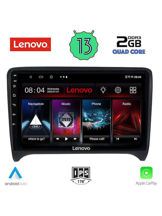 Lenovo Car-Audiosystem für Audi E-Commerce-Website 2007-2015 (Bluetooth/USB/WiFi/GPS/Apple-Carplay/Android-Auto) mit Touchscreen 9"
