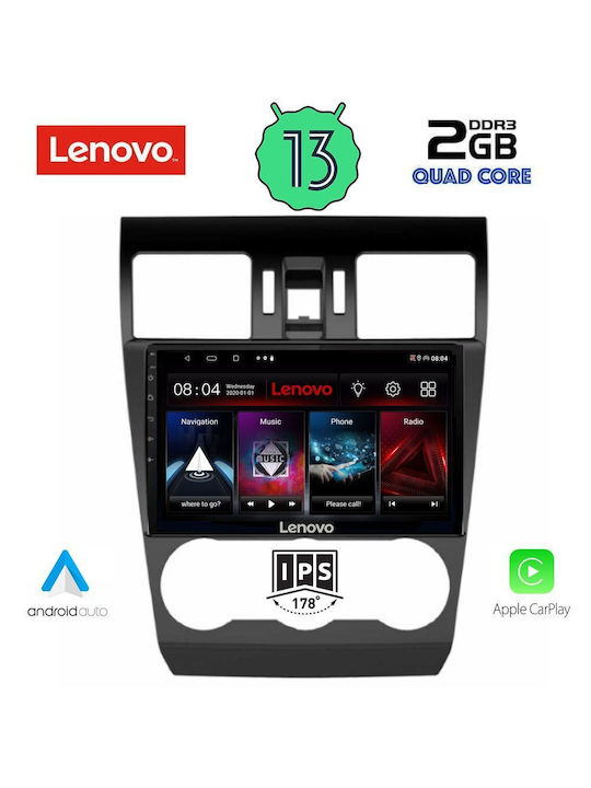 Lenovo Car-Audiosystem für Subaru Forstwirt 2013-2019 (Bluetooth/USB/WiFi/GPS/Apple-Carplay/Android-Auto) mit Touchscreen 9"