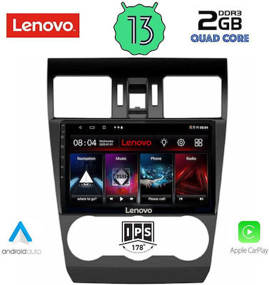 Lenovo Ηχοσύστημα Αυτοκινήτου για Subaru Forester 2013-2019 (Bluetooth/USB/WiFi/GPS/Apple-Carplay/Android-Auto) με Οθόνη Αφής 9"