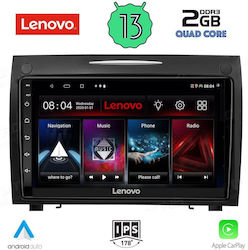 Lenovo Car Audio System for Mercedes-Benz SLK 2004-2010 (Bluetooth/USB/WiFi/GPS/Apple-Carplay/Android-Auto) with Touch Screen 9"