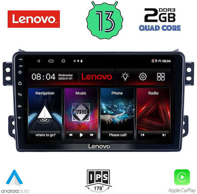 Lenovo Car-Audiosystem für Opel Agila Suzuki Spritzer 2008> (Bluetooth/USB/WiFi/GPS/Apple-Carplay/Android-Auto) mit Touchscreen 9"