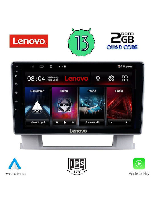 Lenovo Car Audio System for Opel Astra (Bluetooth/USB/WiFi/GPS/Apple-Carplay/Android-Auto) with Touch Screen 9"