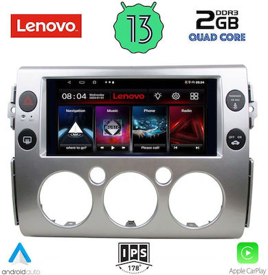 Lenovo Car Audio System for Toyota FJ 2007-2013 (Bluetooth/USB/WiFi/GPS/Apple-Carplay/Android-Auto) with Touch Screen 9"