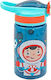 Must Team Kids Water Bottle Butterfly Plastic w...