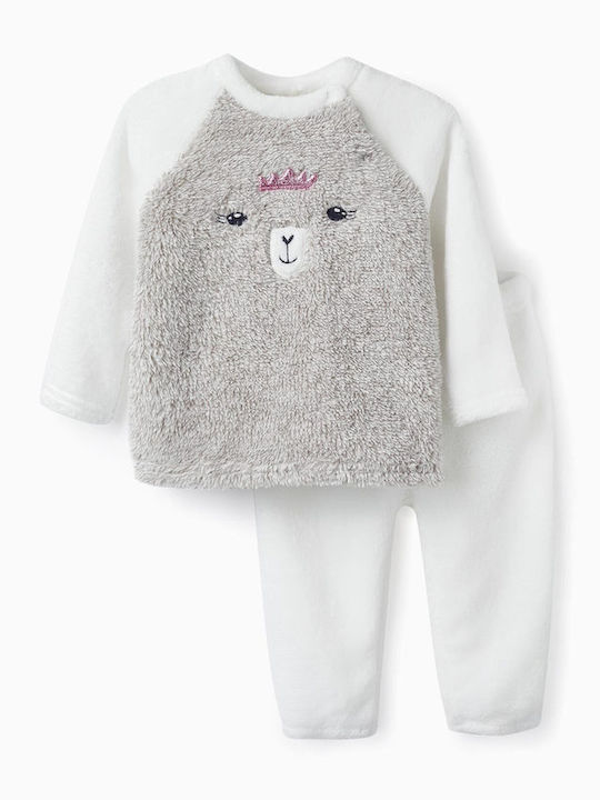 Zippy Kids' Pajamas Winter Velvet Gray