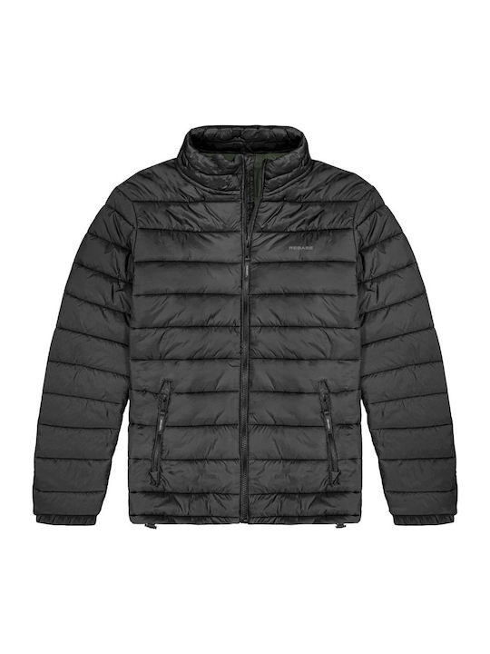 Rebase Winter Jacke Schwarz