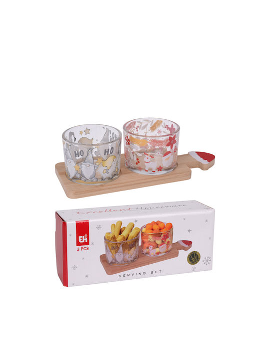 Excellent Houseware Lemn Platou pentru aperitive 1buc