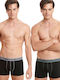Herren Boxershorts Schwarz 2Packung