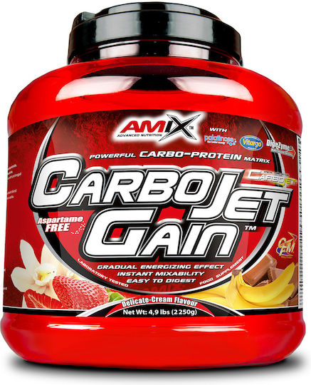 Amix Carbojet Gain Протеин Суроватъчен с Вкус Шоколад 2.3kg