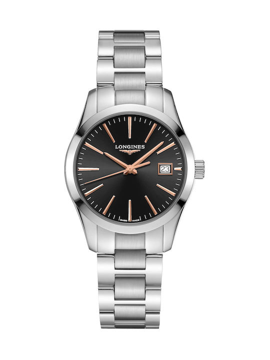 Longines Watch with Metal Bracelet Silver L2.386.4.52.6 Skroutz.cy