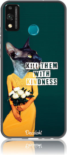 Kill Them With Kindness Back Cover Silicon Multicolor (Honor 9X Lite)