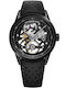 Raymond Weil Ανδρικό Ρολόι 42mm Αυτόματο με Μαύρο Δερμάτινο Λουράκι